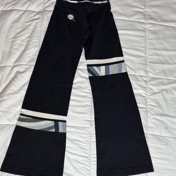 Stylish Black and Gray Boot Cut Pants - Picture 2 of 2